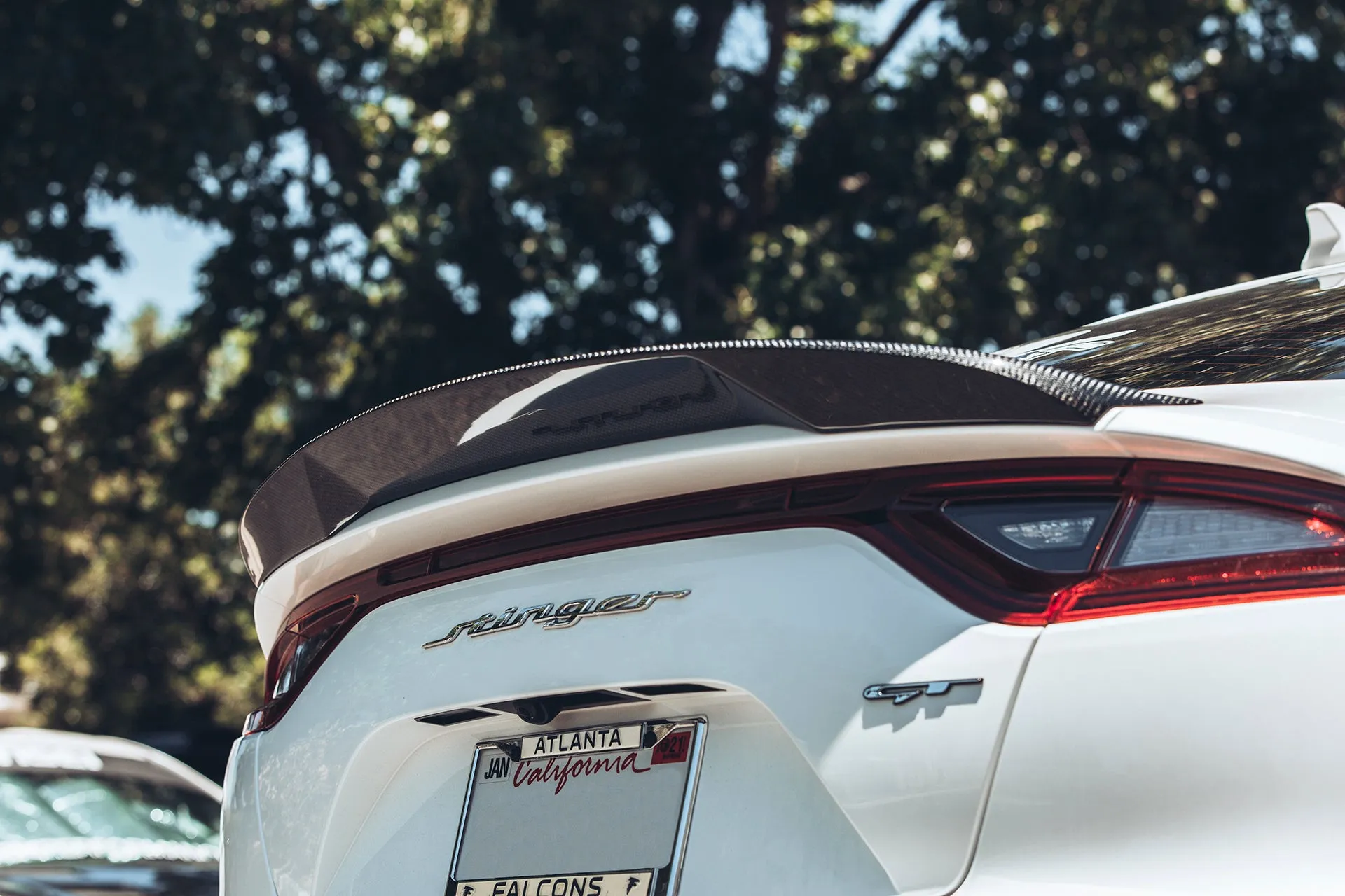 2018-2023 Kia Stinger C-FX Carbon Fiber Rear Spoiler Type-B (Clearance Item)