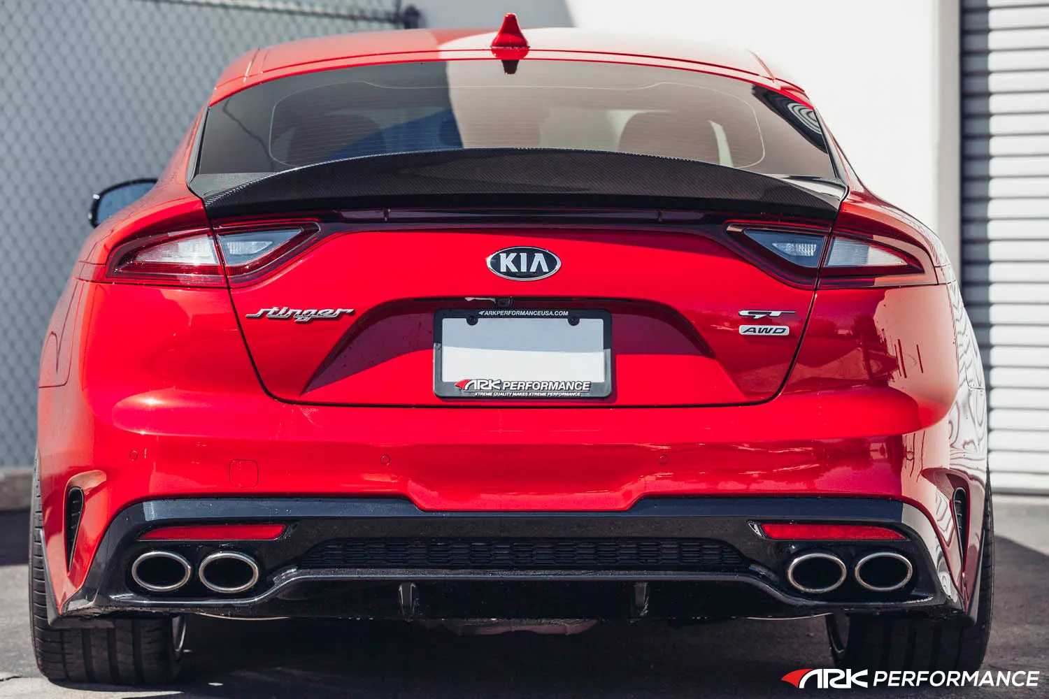 2018-2023 Kia Stinger Carbon Fiber Rear Trunk Decklid Type-B (Clearance Item)