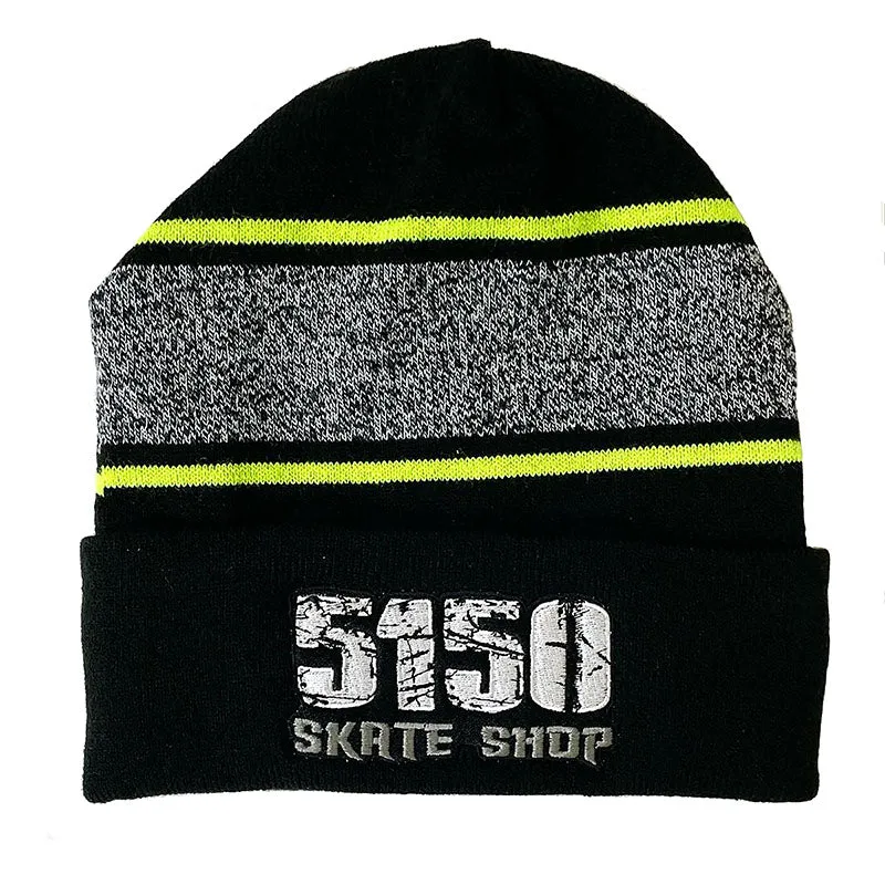 5150 Skate Shop Striped Collar Beanies