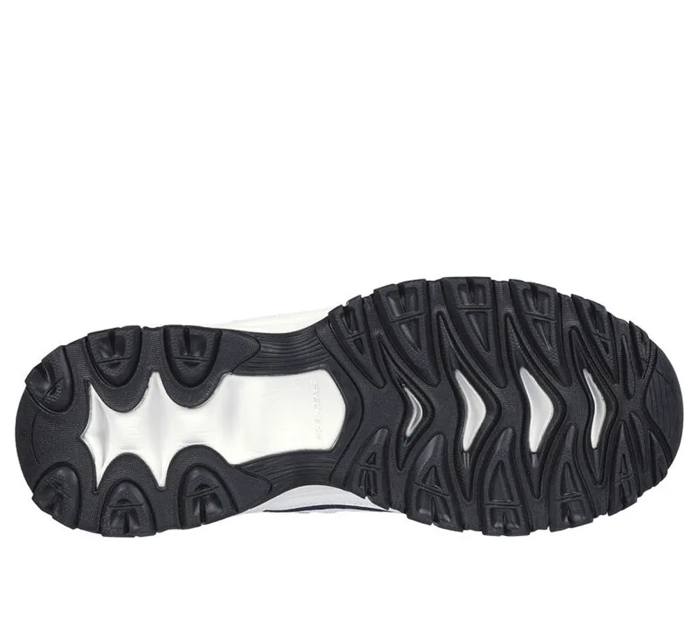 After Burn M. Fit in White/Navy by Skechers