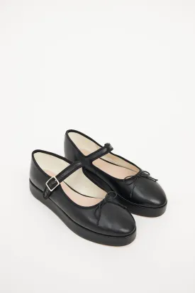 Black Platform Ballet Flat