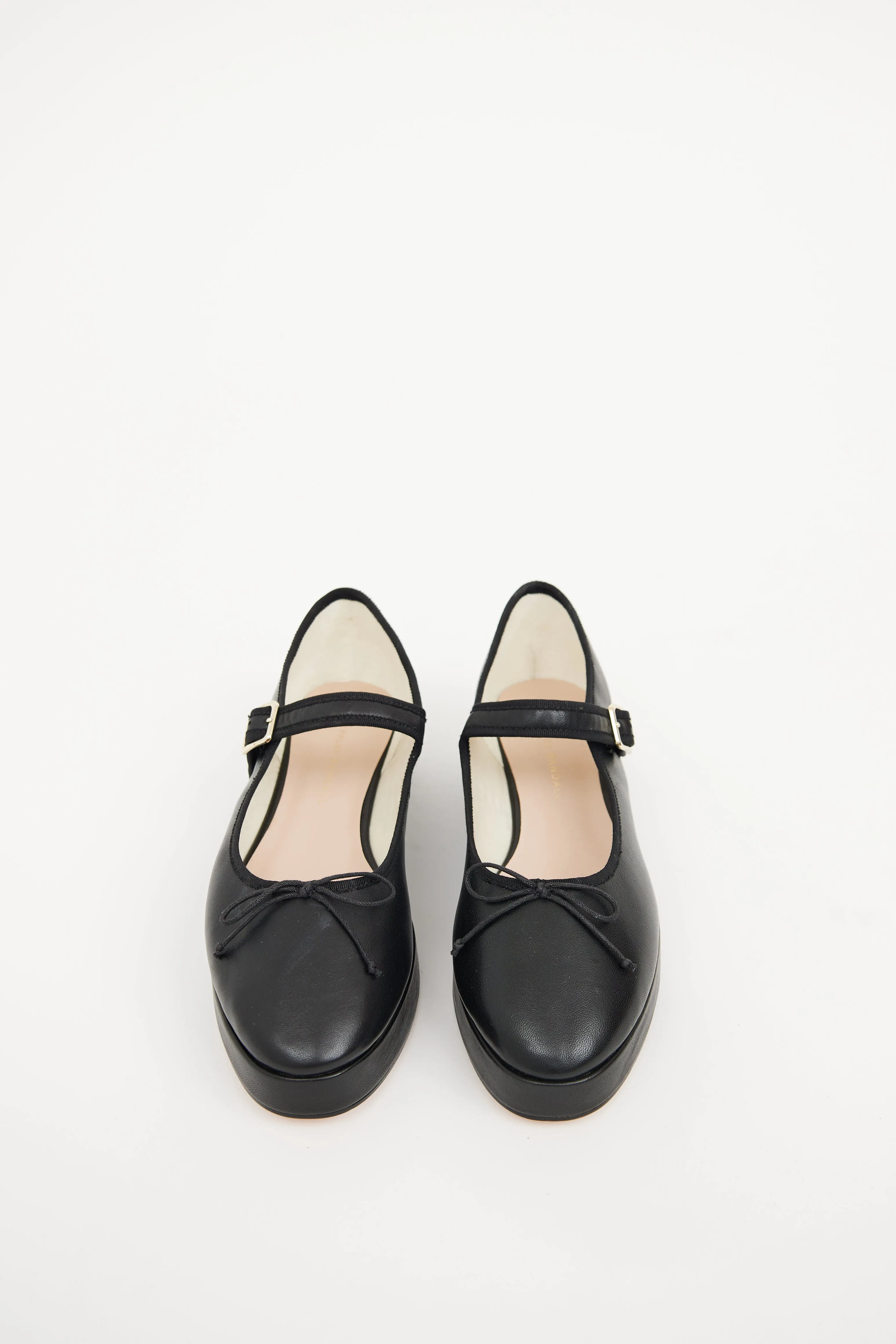 Black Platform Ballet Flat