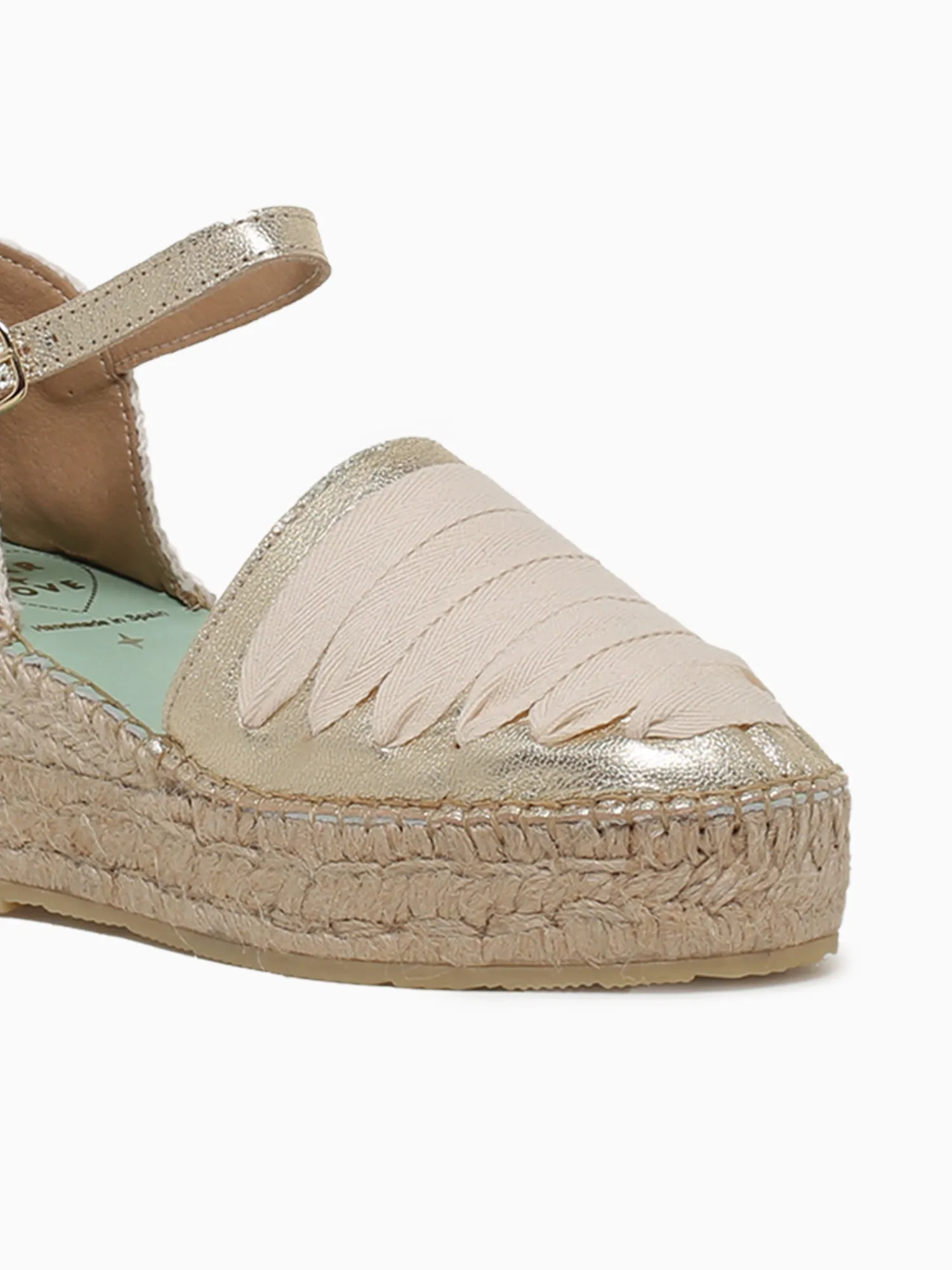 Casiopea 52 Platino Beige metal leather