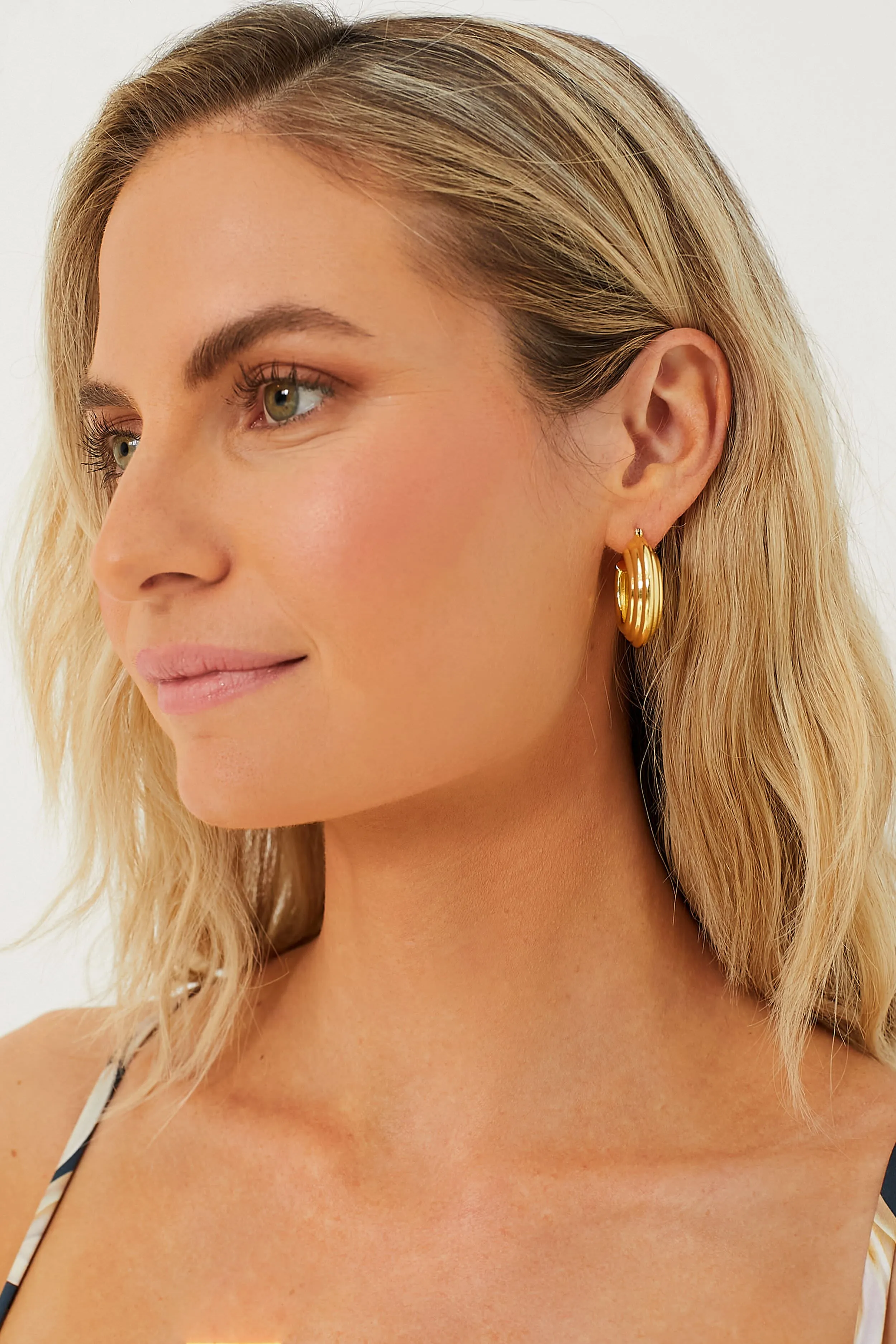 Gold Tatum Hoops