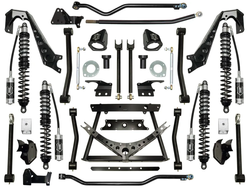 Icon 4.5-6" Coilover Conversion System Stage 1 Kit for 2007-2018 Jeep Wrangler JK 4WD RWD