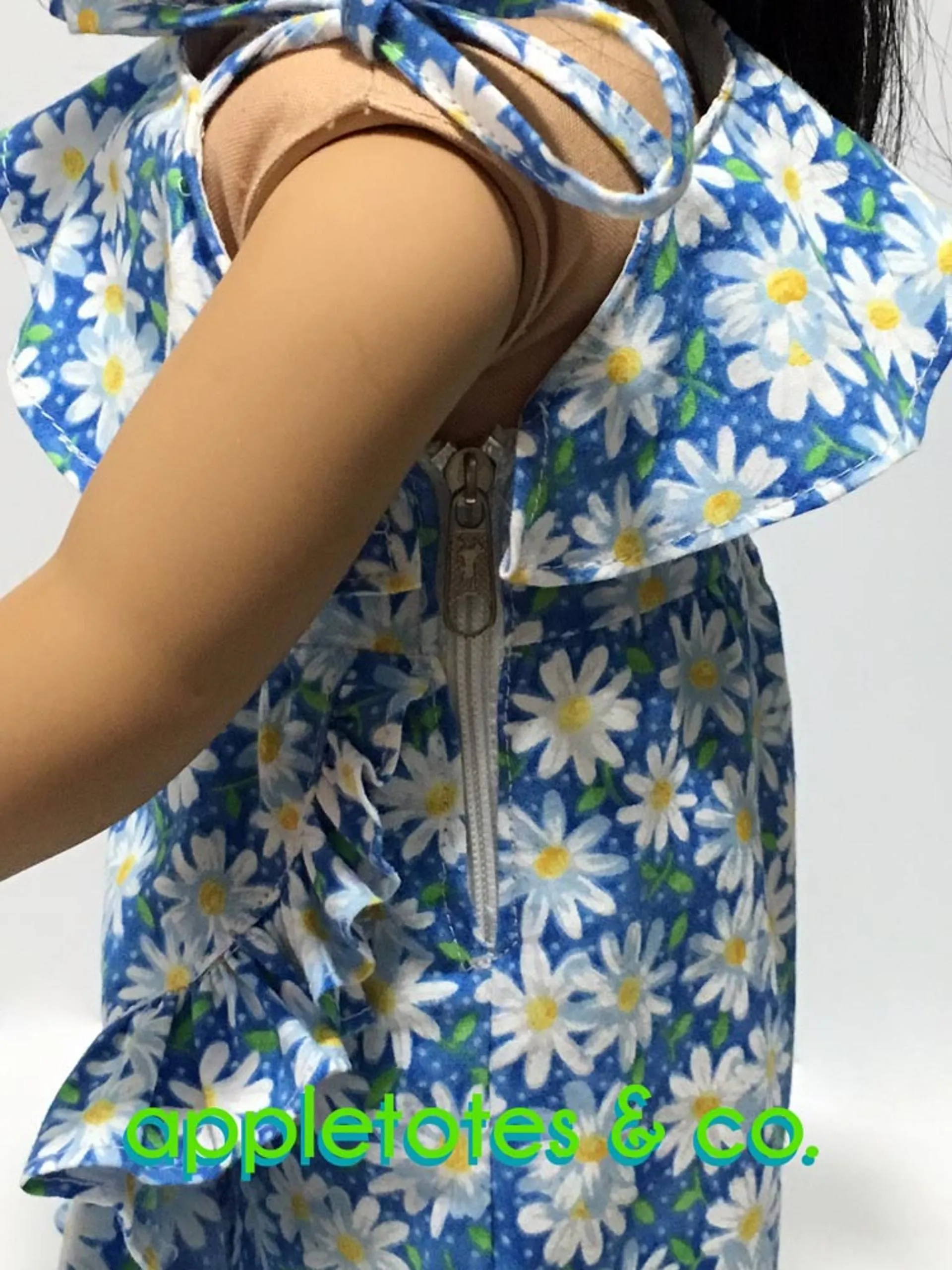 Kala Hawaiian Dress Sewing Pattern for 18" Dolls
