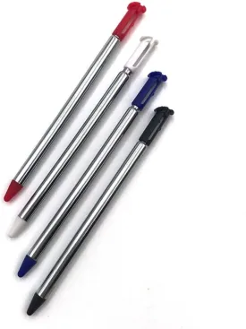 Metal Adjustable Touch Stylus Pen for for New 3DS XL LL Video Stylus Pen Game Accessories (Metal Black)