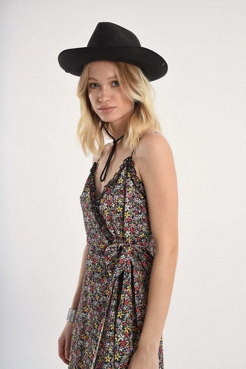 Navy Maelle Print Dress