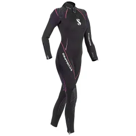 Open Box ScubaPro Women's Definition Steamer 3mm Wetsuit-Black/Pink-Large