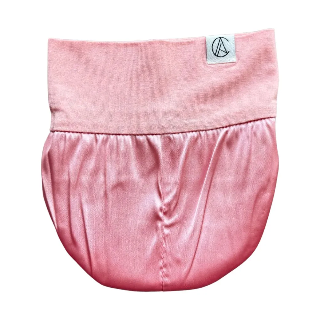 Satin Lined Jersey Beanie-Bubblegum