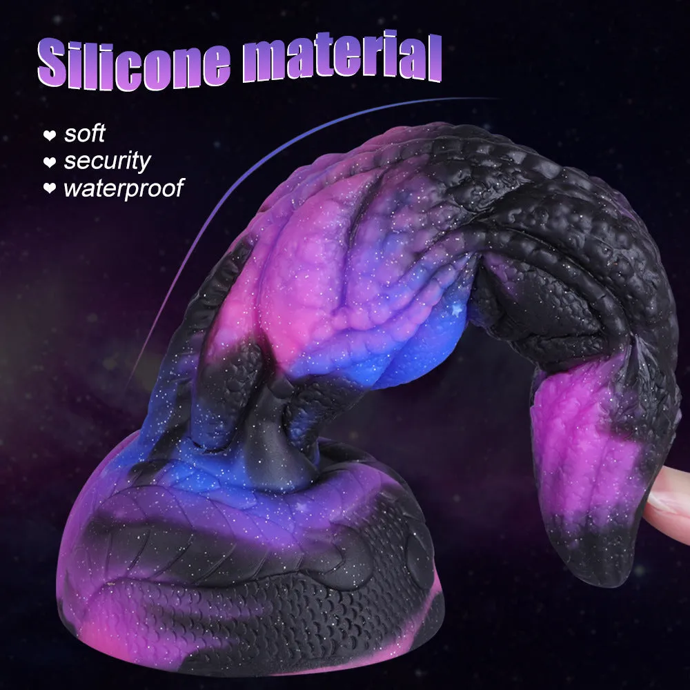 Starry Dark Purple Special-Shaped Artificial Dildo